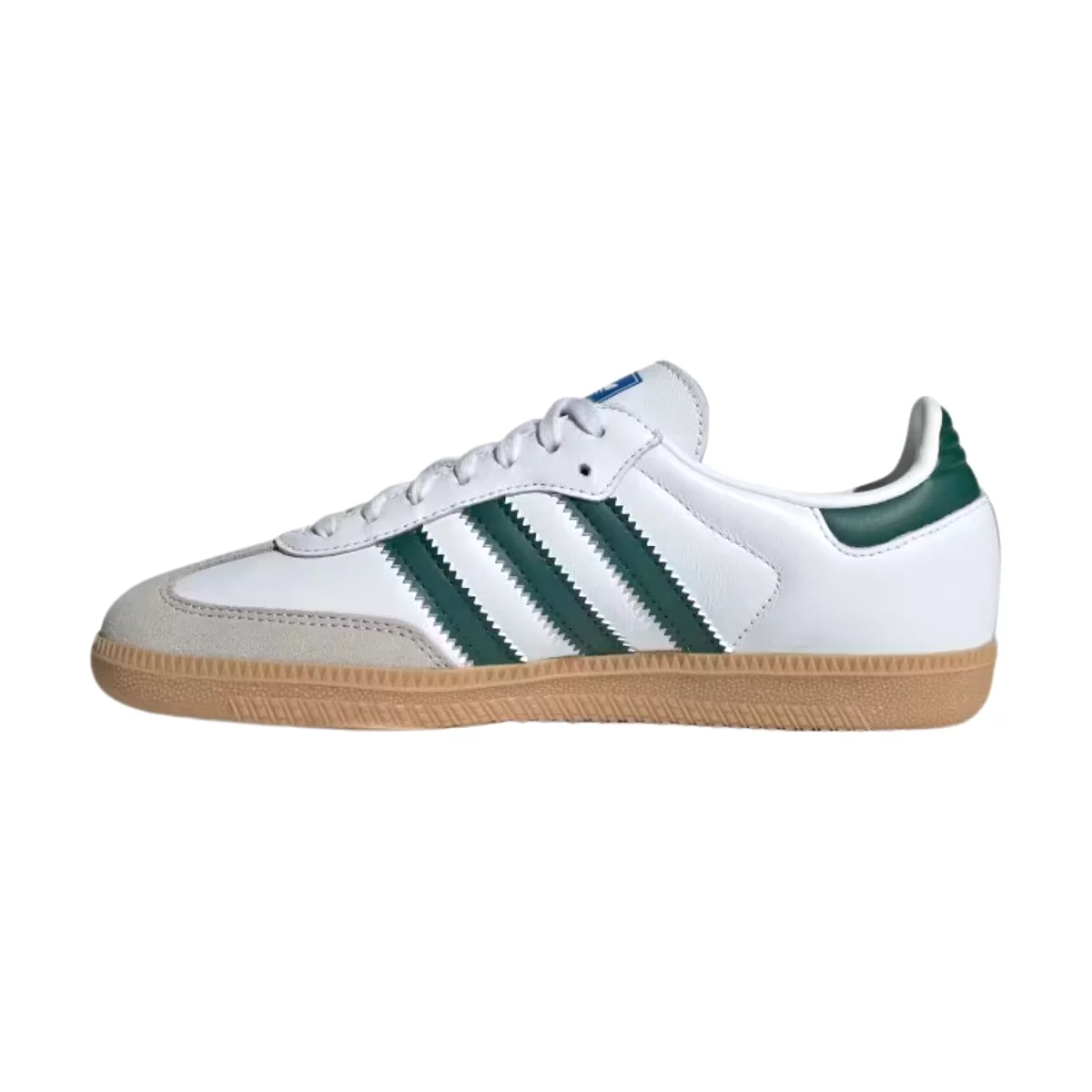 Adidas Samba OG Cloud White/Collegiate Green/Gum- Grade School Boy's Shoes