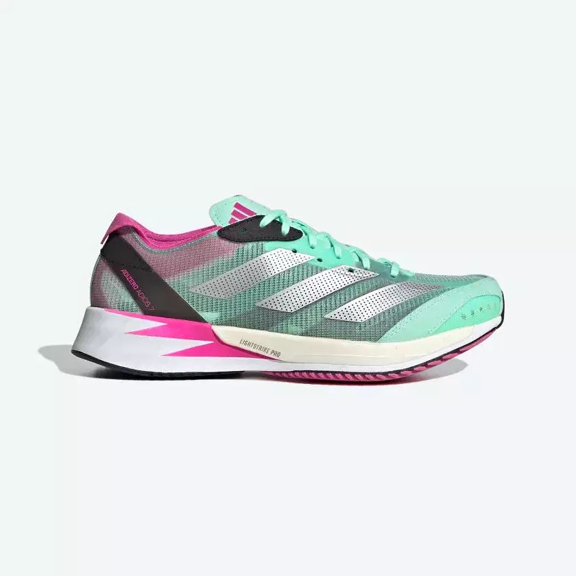 Adidas Women Running Shoes - Adizero Adios 7 - Pulse Mint/Silver Metallic/Core Black