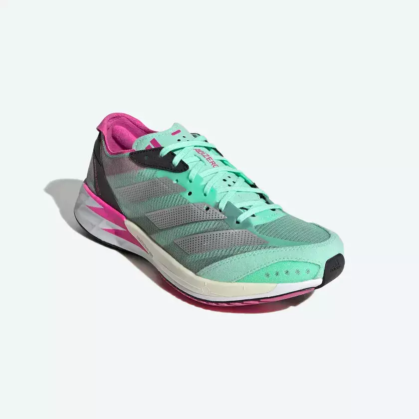 Adidas Women Running Shoes - Adizero Adios 7 - Pulse Mint/Silver Metallic/Core Black