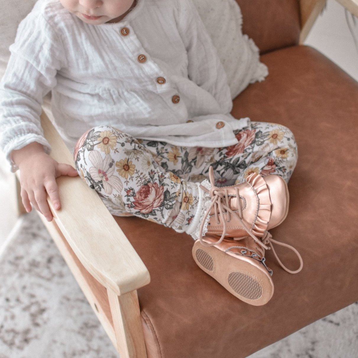 Alex Rose Gold Baby Toddler Boot