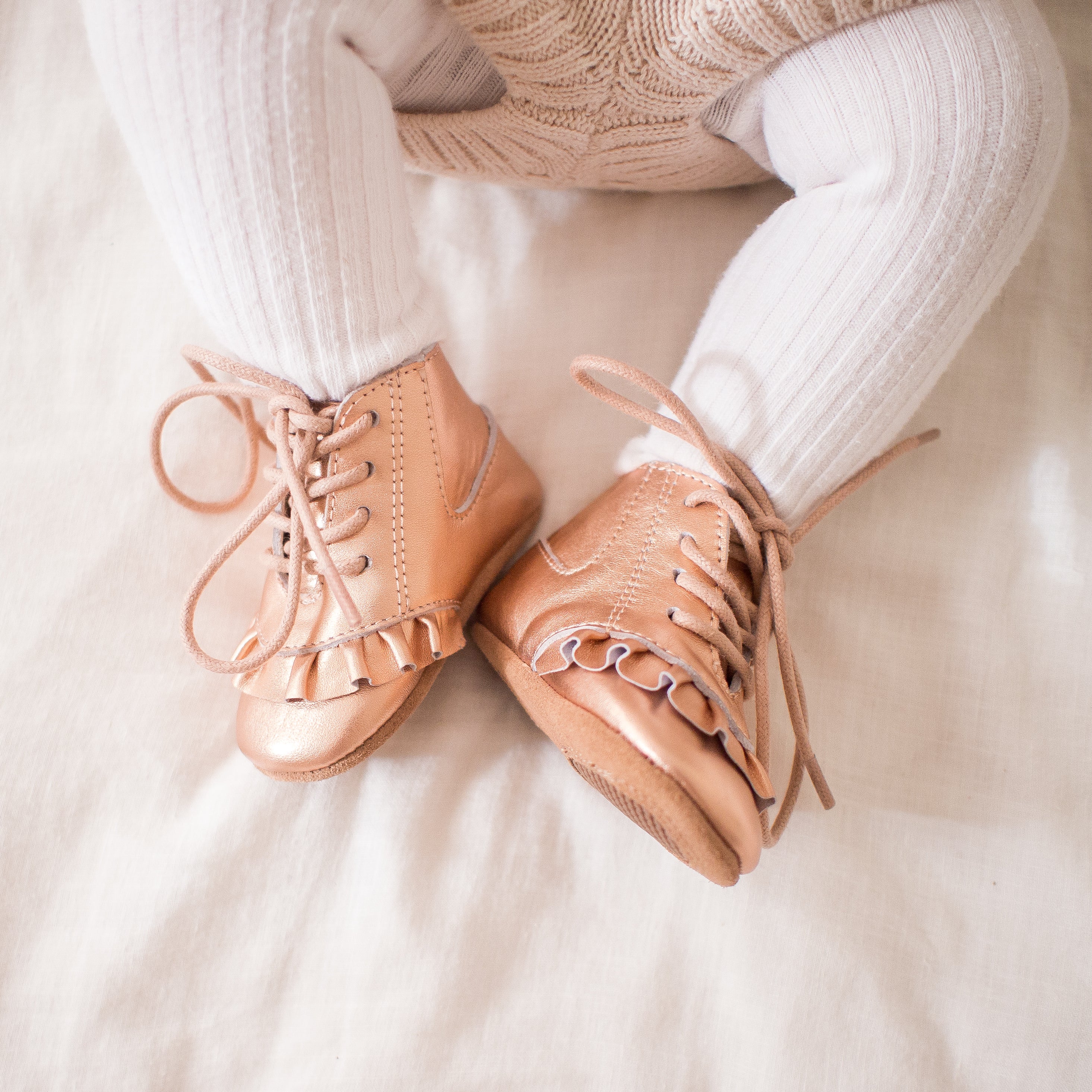 Alex Rose Gold Baby Toddler Boot