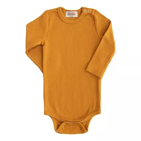 Amber Orange Modal LS Bodysuit