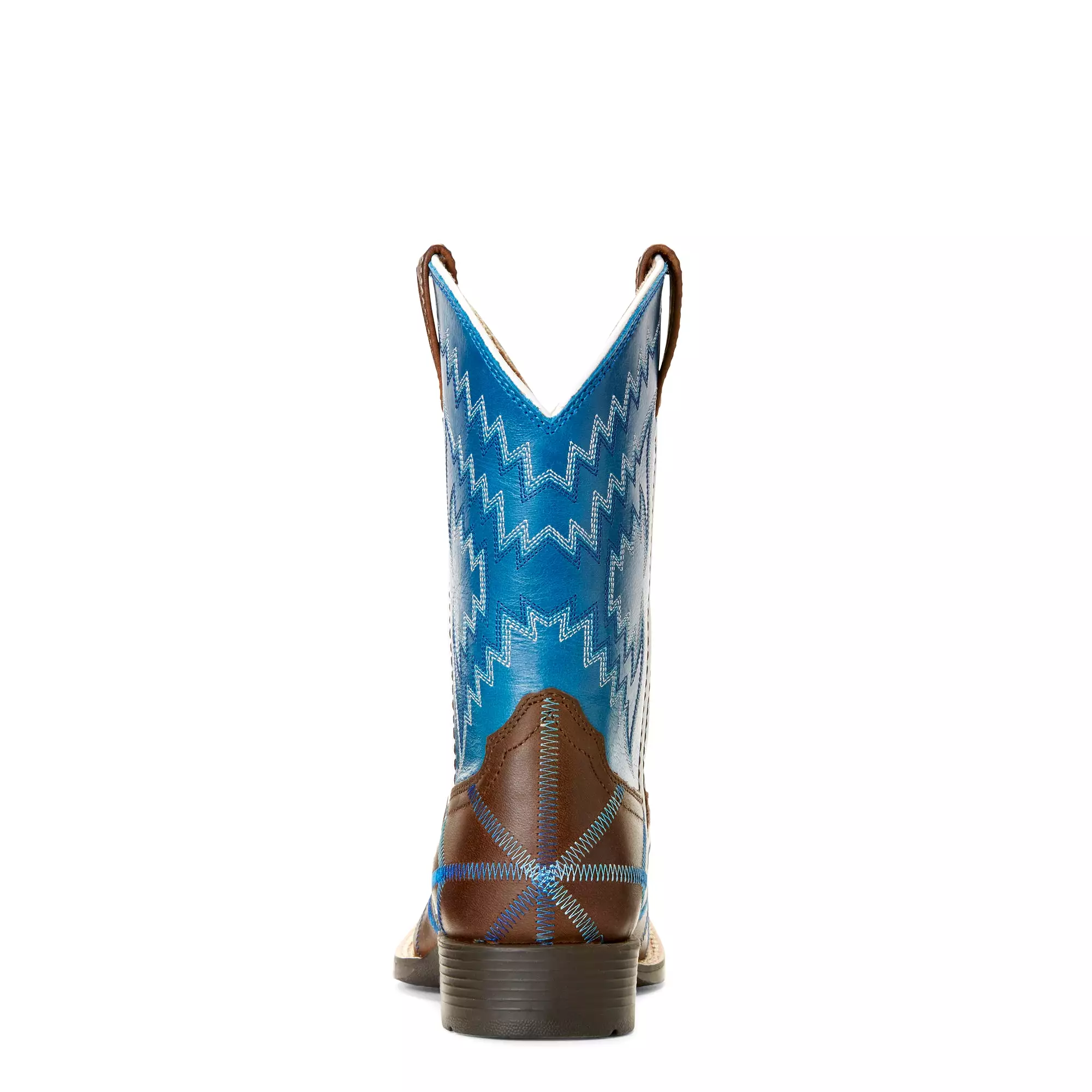 Ariat Brown & Blue Western Boots for Kids