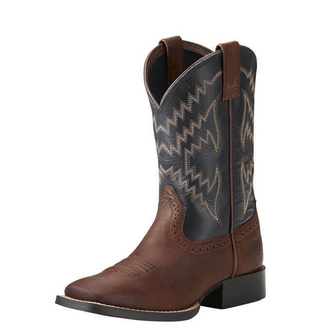 Ariat Tycoon Kid's Western Boot - Brazen Brown