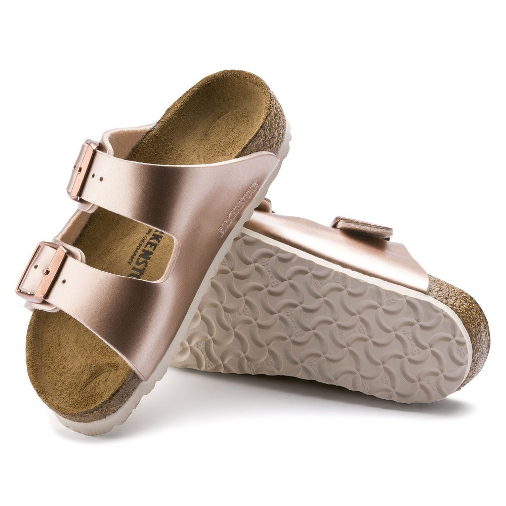 Arizona Kids - Metallic Copper Birko-Flor Sandals