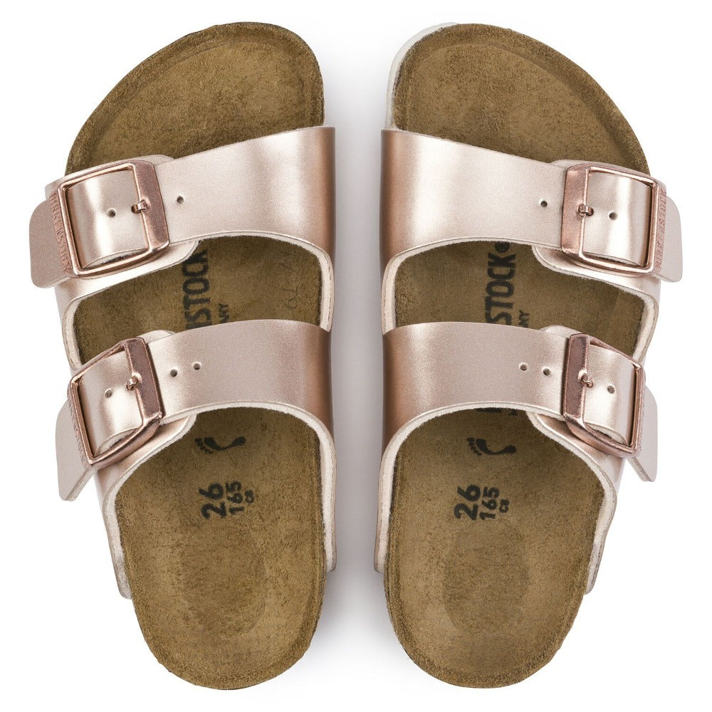 Arizona Kids - Metallic Copper Birko-Flor Sandals