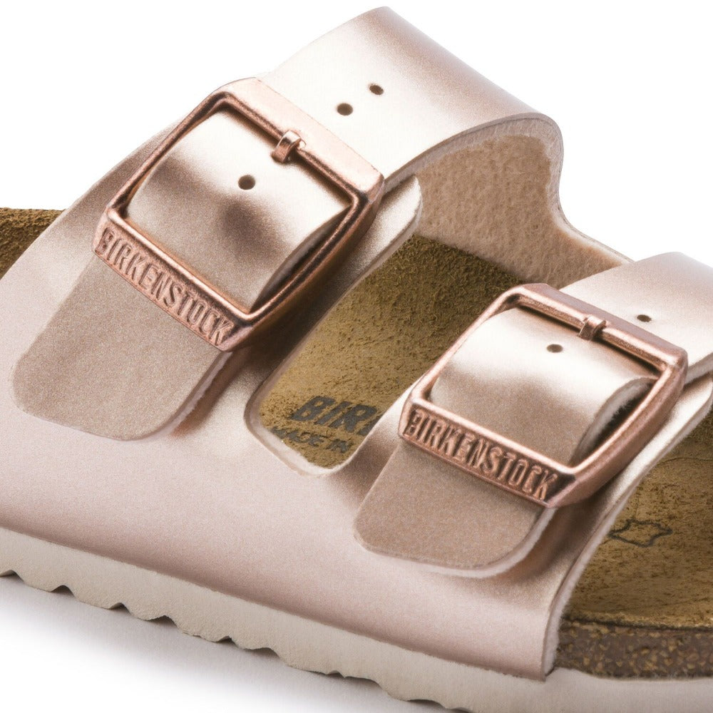 Arizona Kids - Metallic Copper Birko-Flor Sandals