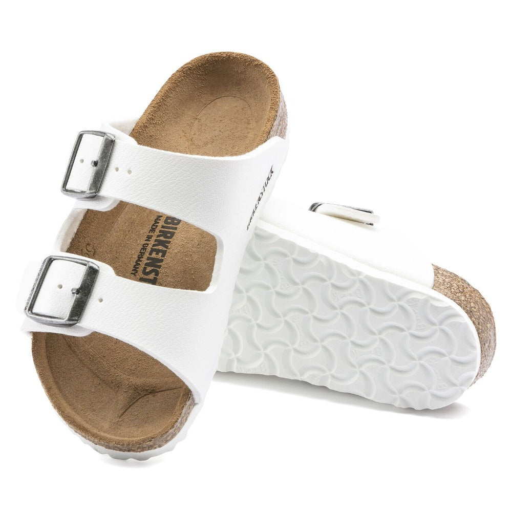 Arizona Kids - White Birko-Flor sandals