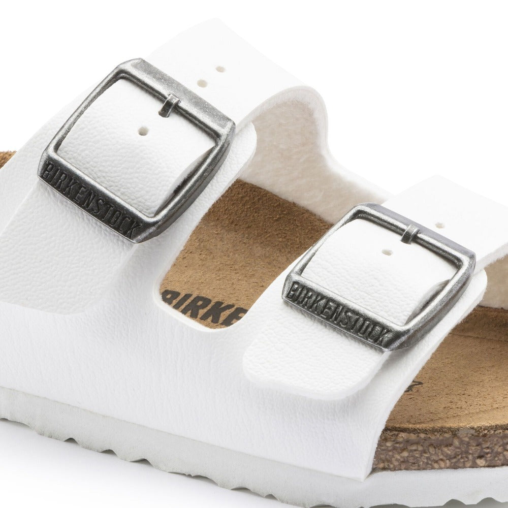 Arizona Kids - White Birko-Flor sandals