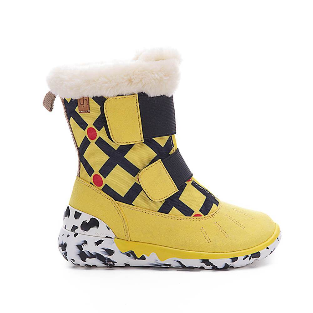 Ashmole Yellow Kids Boots