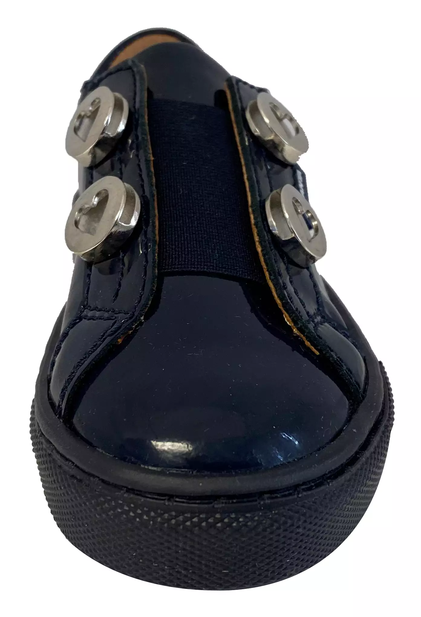 Atlanta Mocassin Navy Heart Sneaker for Girls