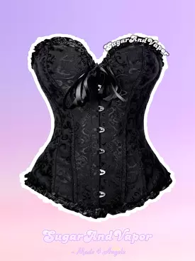 Avery Vampire Princess Corset Top - Gothic Vampire Princess Corset Blouse