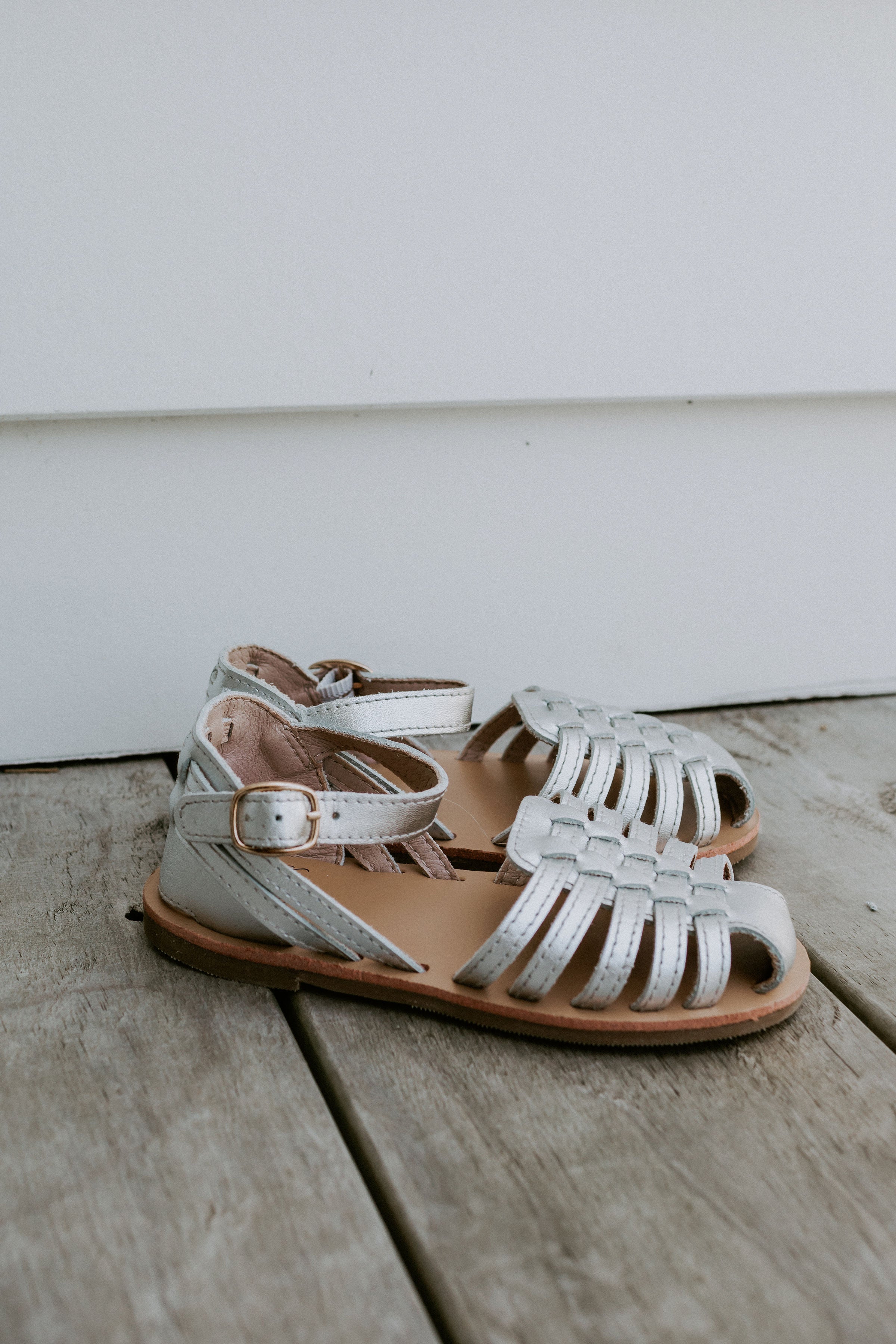 Babies, Toddlers & Girls Silver Summer Sandals - Harper