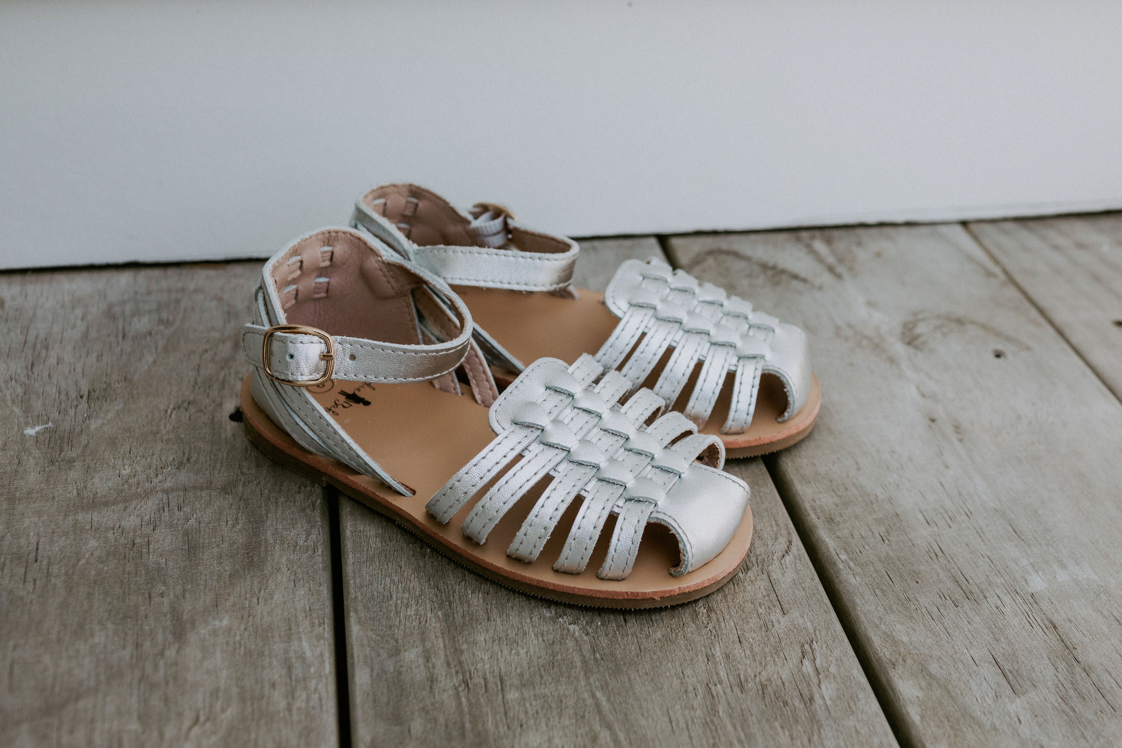 Babies, Toddlers & Girls Silver Summer Sandals - Harper