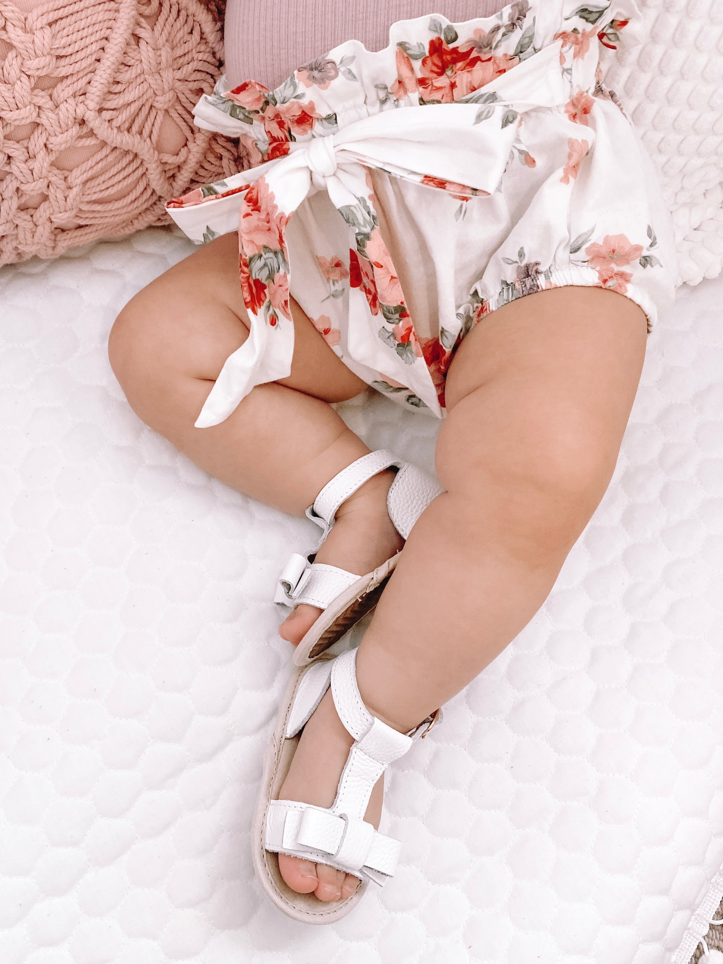 Baby & Kids Summer Sandals - White Maggie