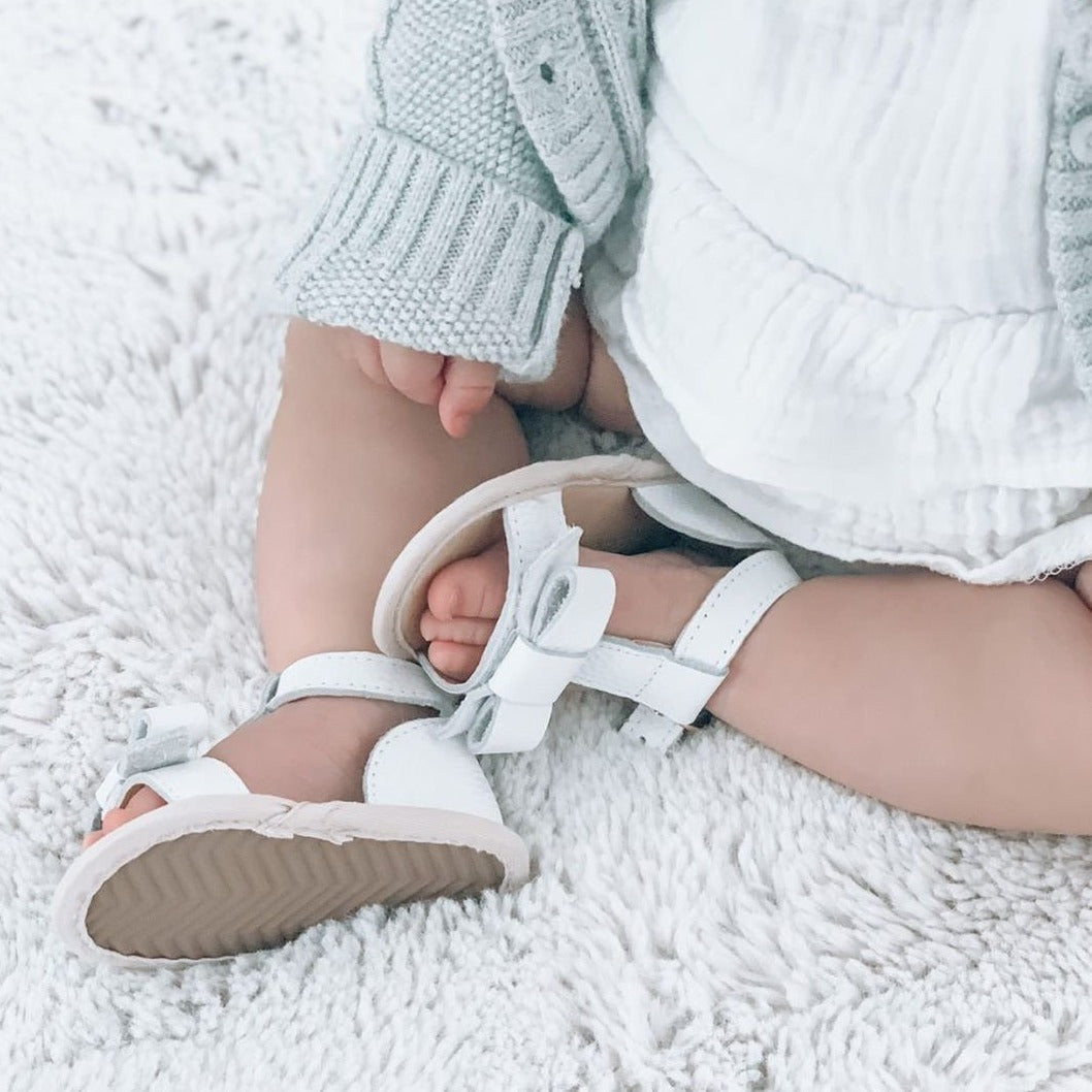 Baby & Kids Summer Sandals - White Maggie