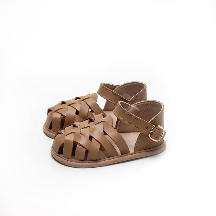 Baby and Kids Sandals - Eleanor in Tan.