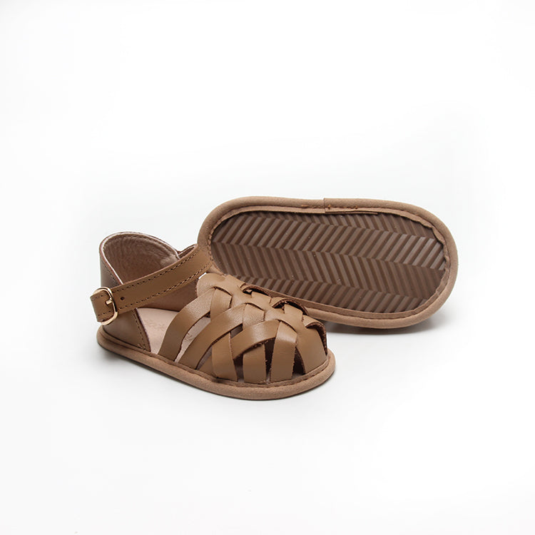 Baby and Kids Sandals - Eleanor in Tan.