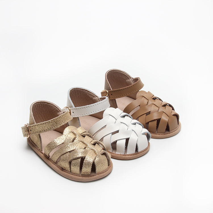 Baby and Kids Sandals - Eleanor in Tan.