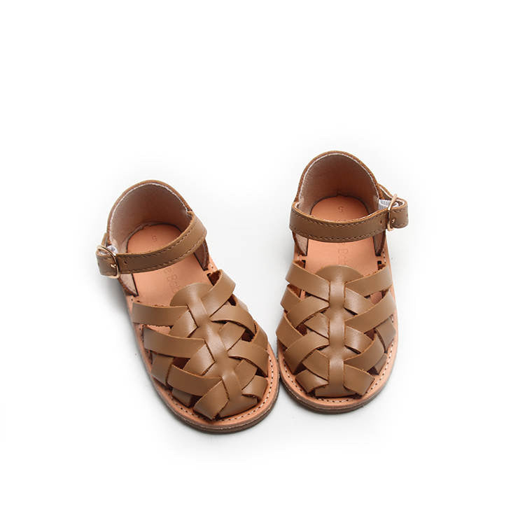 Baby and Kids Sandals - Eleanor in Tan.