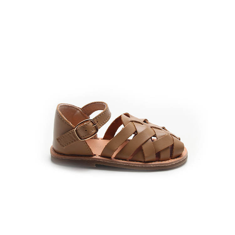 Baby and Kids Sandals - Eleanor in Tan.