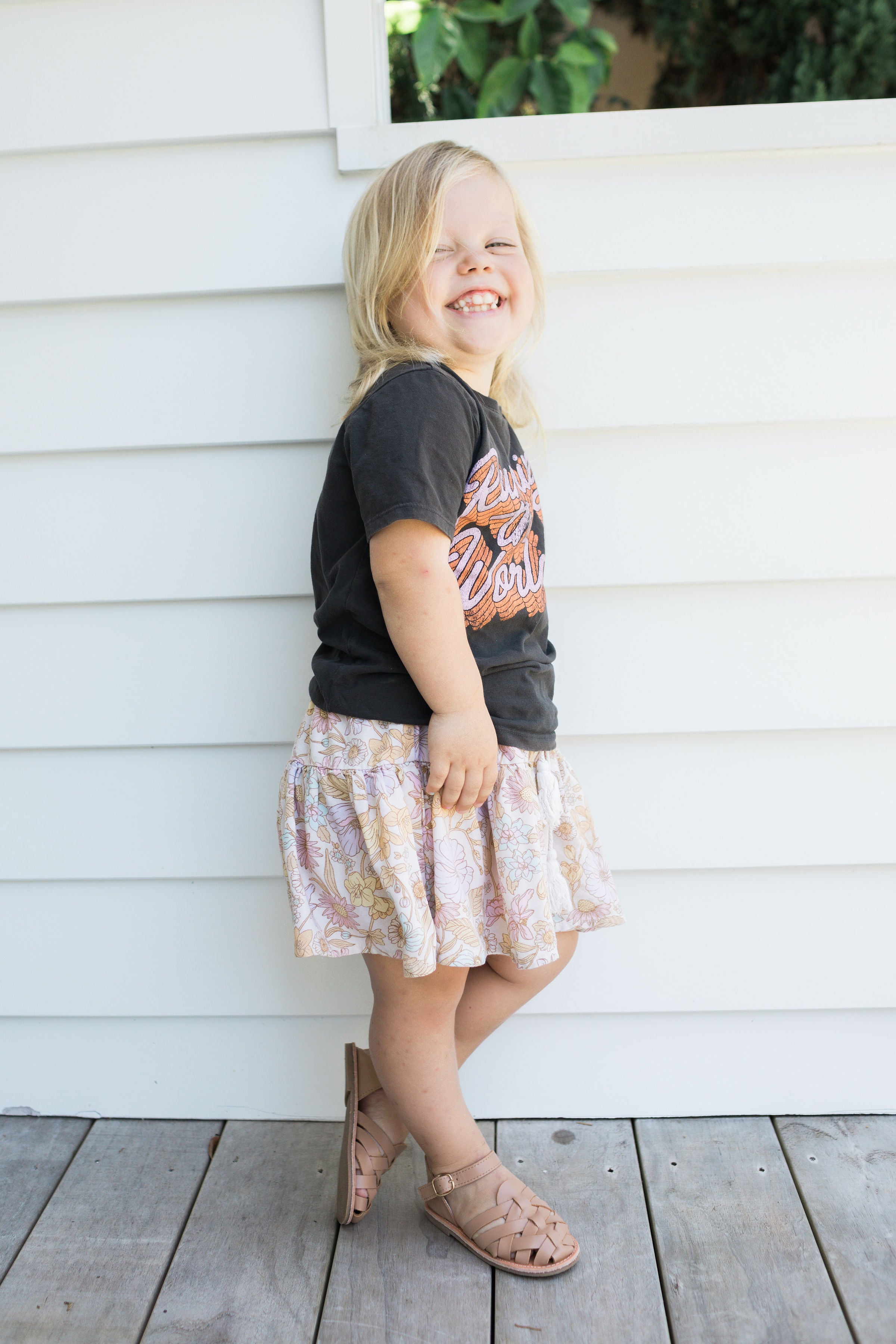 Baby and Kids Sandals - Eleanor in Tan.