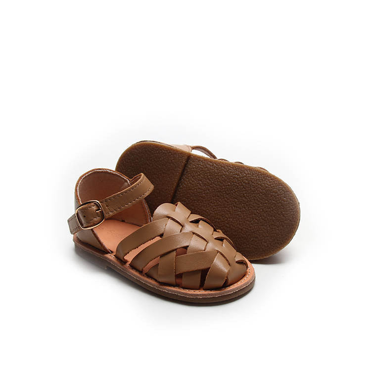 Baby and Kids Sandals - Eleanor in Tan.