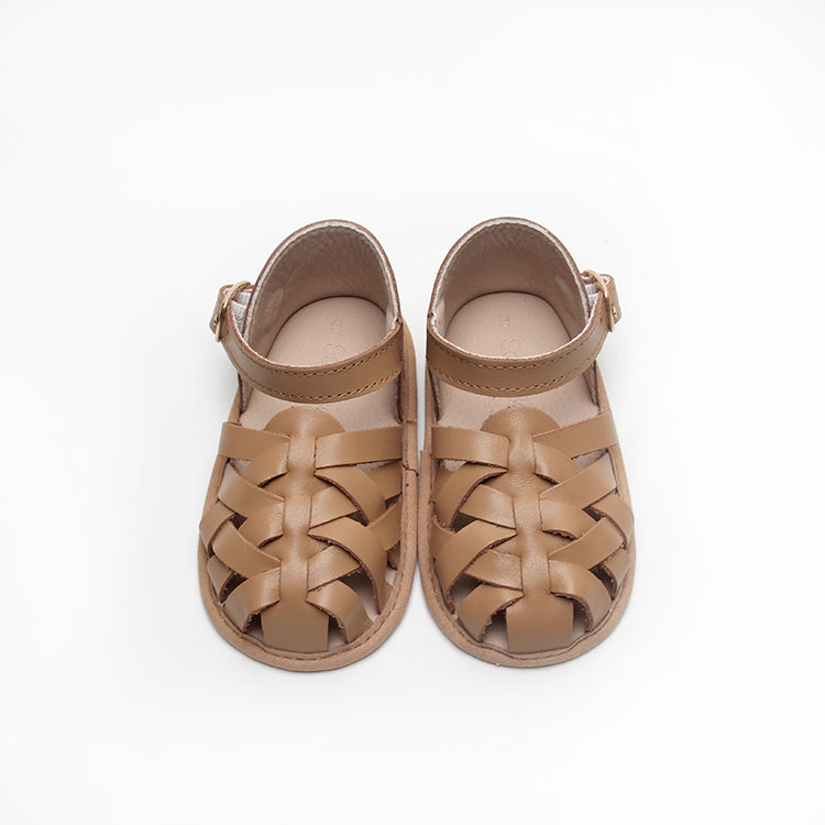 Baby and Kids Sandals - Eleanor in Tan.