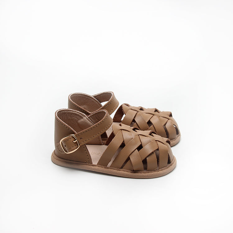 Baby and Kids Sandals - Eleanor in Tan.