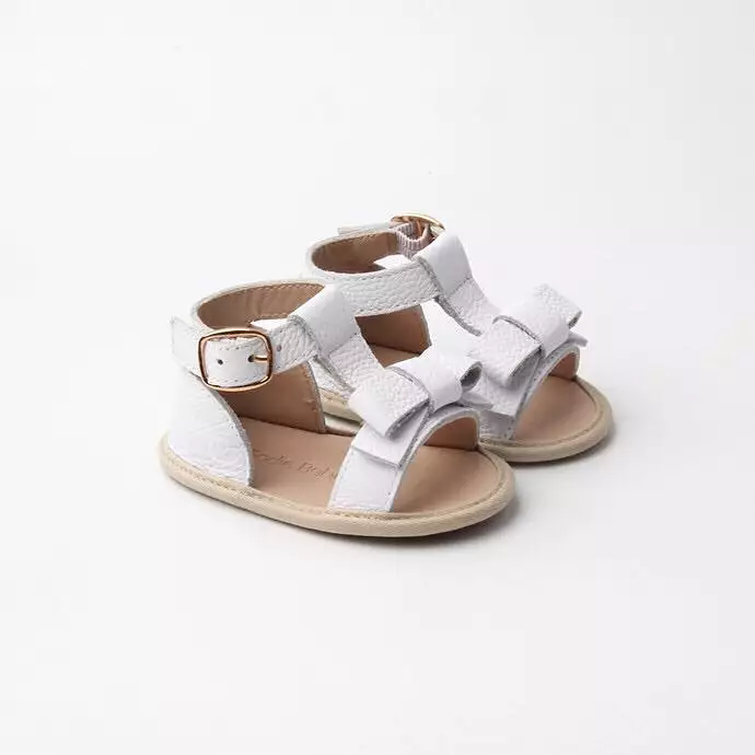 Baby and Kids White Summer Sandals - Maggie