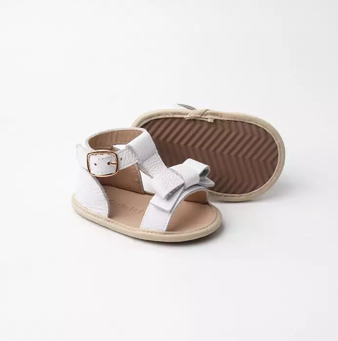 Baby and Kids White Summer Sandals - Maggie