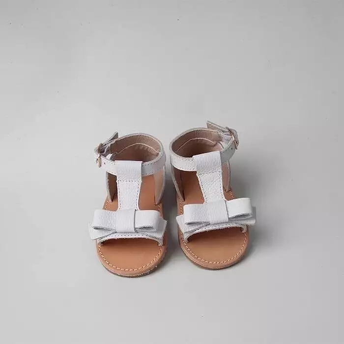 Baby and Kids White Summer Sandals - Maggie