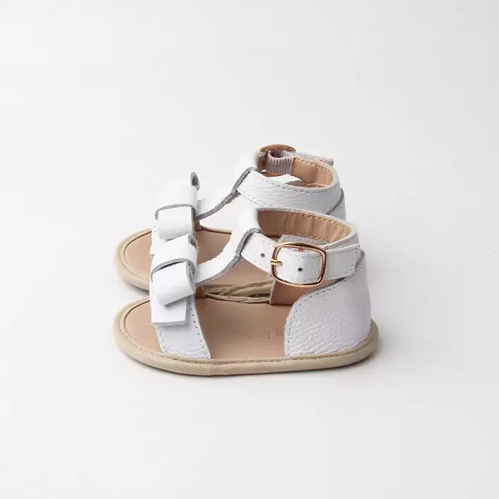 Baby and Kids White Summer Sandals - Maggie