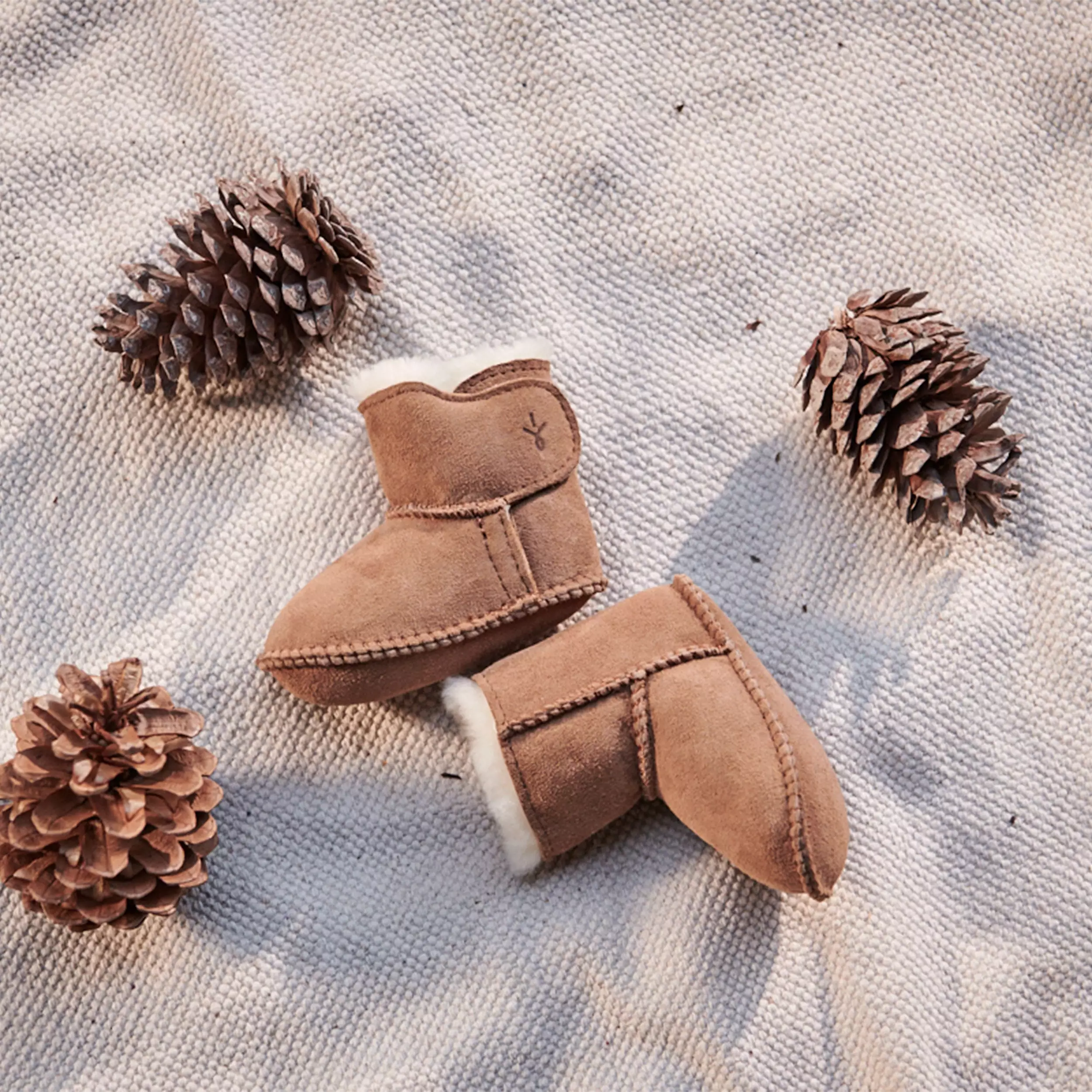 Baby Bootie - Chestnut - Buy now from our online store