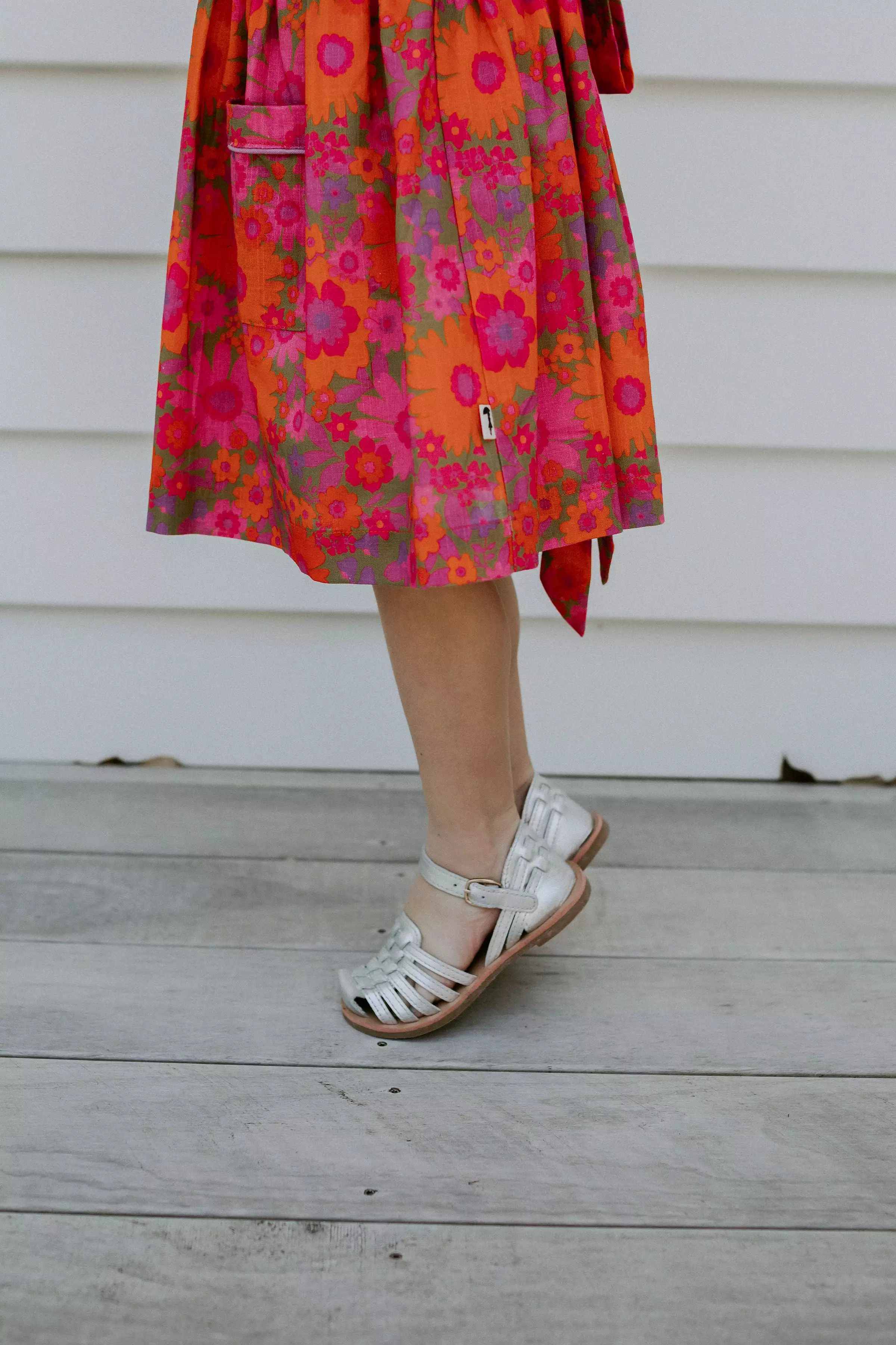 Baby, toddler, and girls summer sandals - Harper in silver