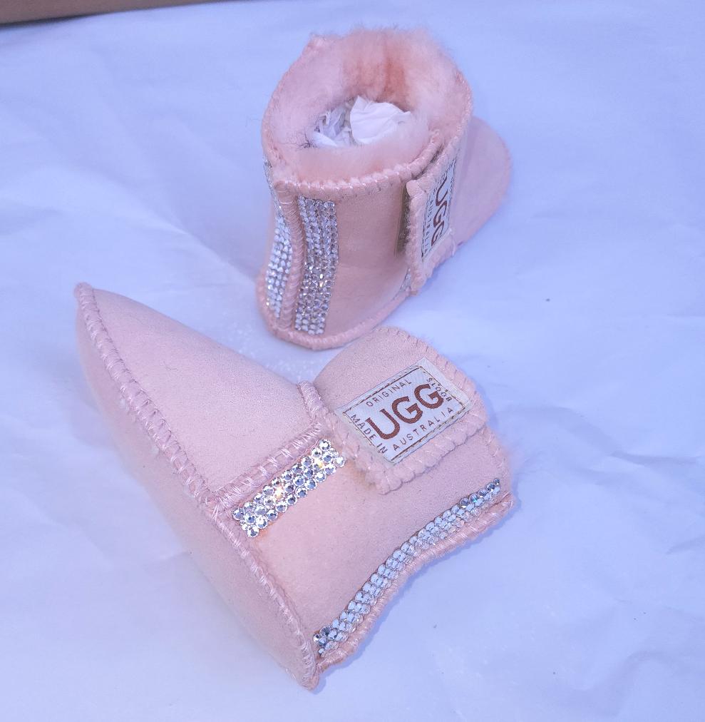 Baby Ugg Boots with Velcro Closure