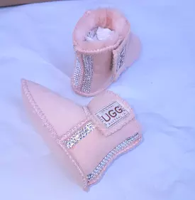 Baby Ugg Boots with Velcro Closure