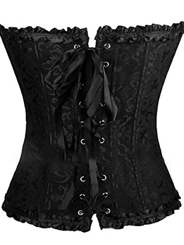 Bavarian Overbust Corset with Tummy Control and Push-Up Effect – Elegant Design