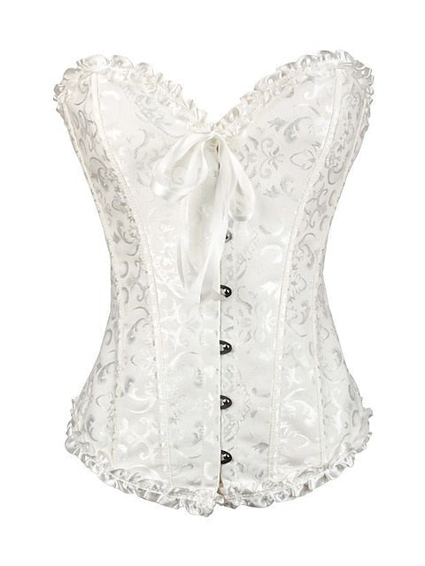 Bavarian Overbust Corset with Tummy Control and Push-Up Effect – Elegant Design