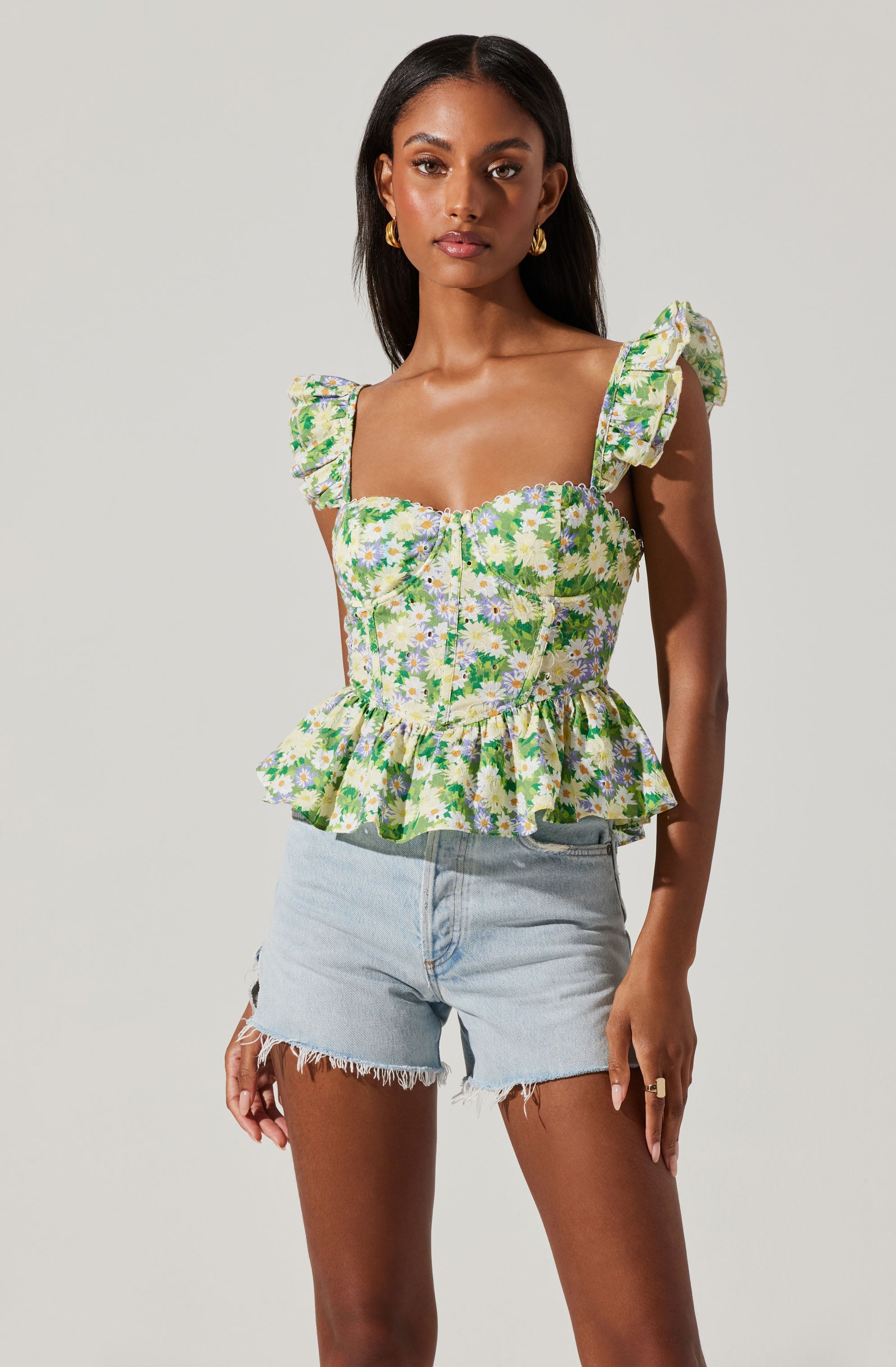 Baylin Floral Peplum Top - Buy Online at Affordable Price