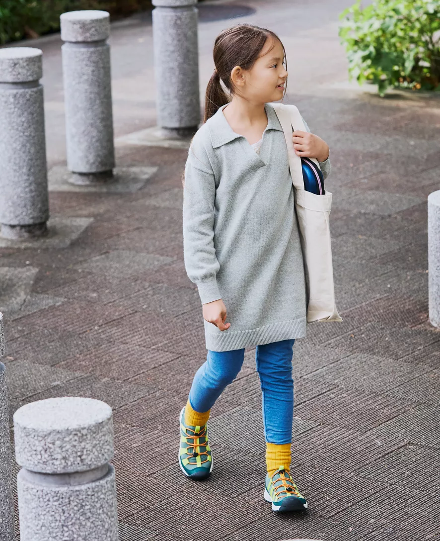 Big Kids Motozoa Sneaker | Steel Grey Evening Primrose