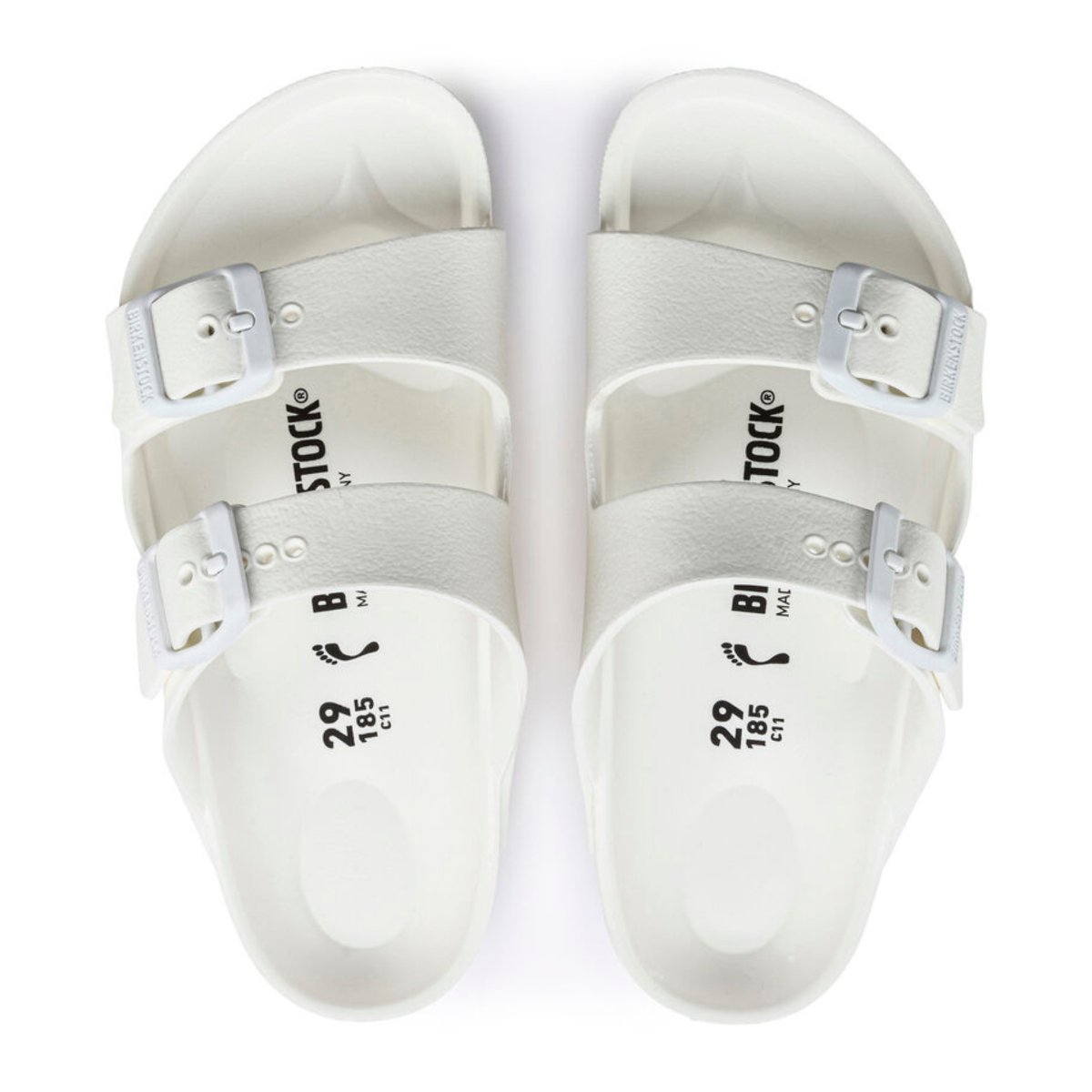 Birkenstock Ankle Strap Sandals White EVA for Girls (Sizes 35-36)