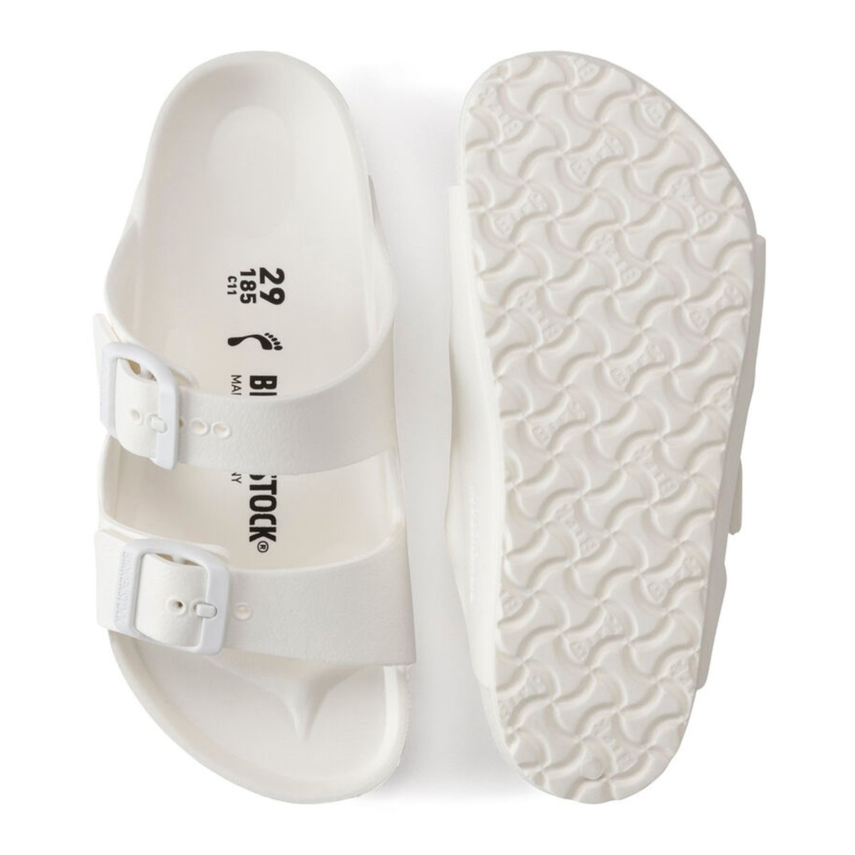 Birkenstock Ankle Strap Sandals White EVA for Girls (Sizes 35-36)