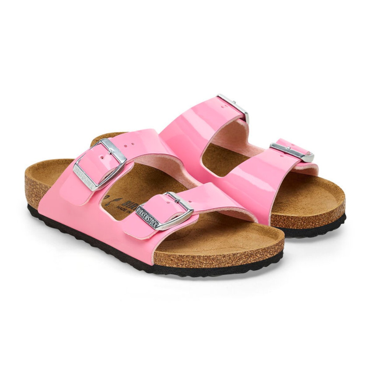 Birkenstock Girls Arizona Patent Candy Pink - Buy Online Now