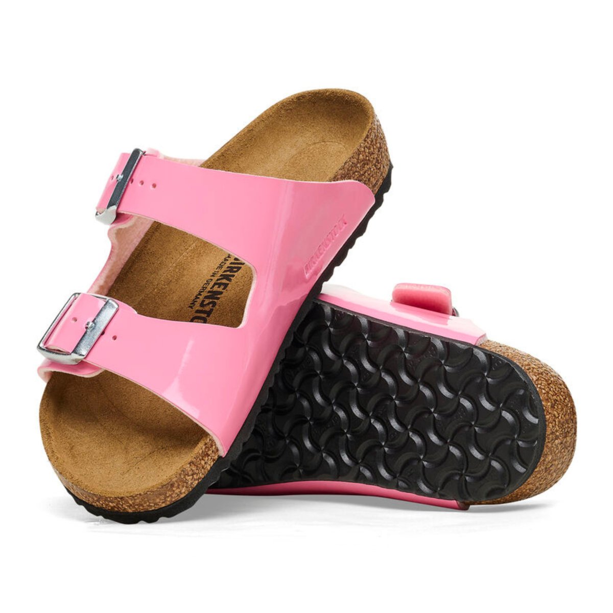 Birkenstock Girls Arizona Patent Candy Pink - Buy Online Now