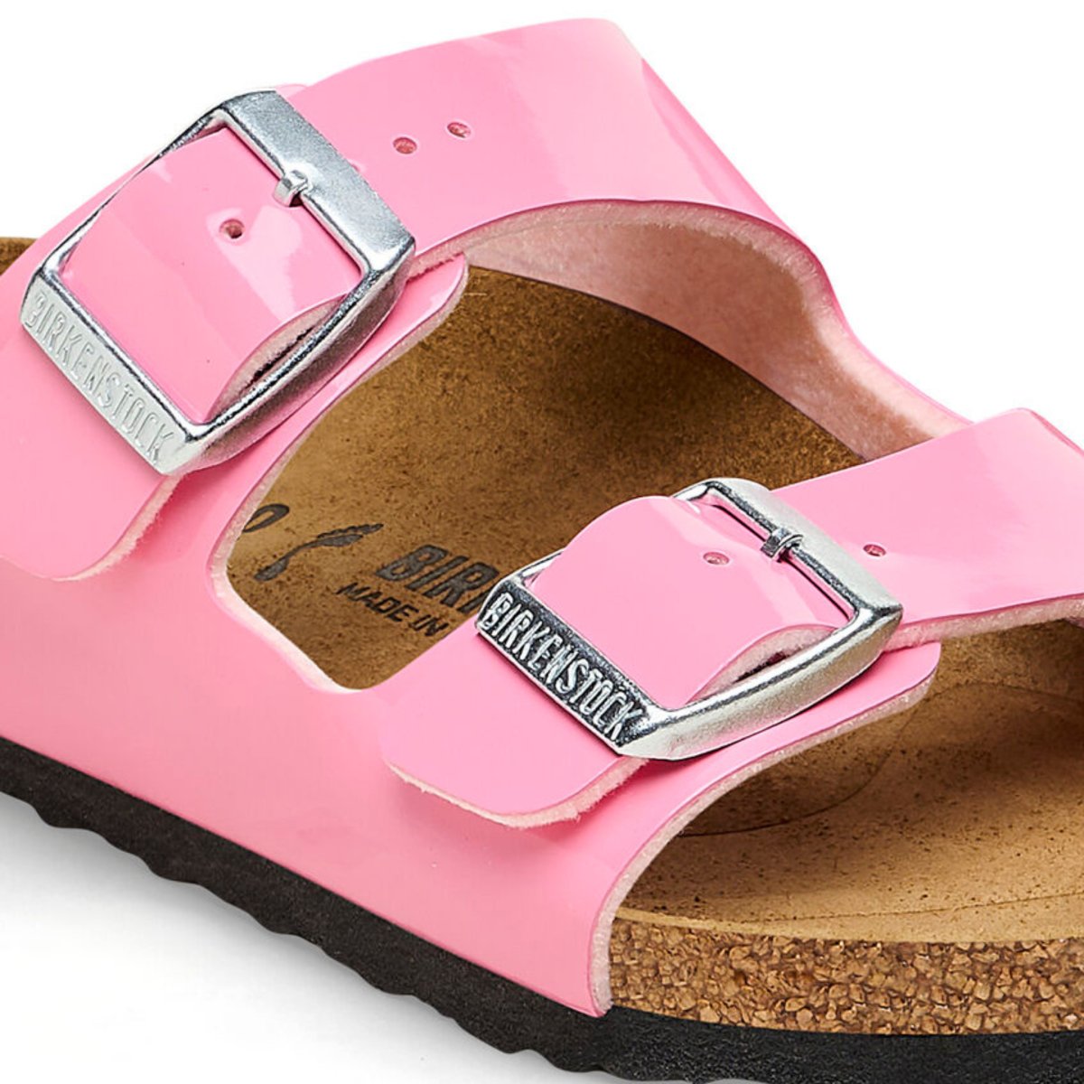 Birkenstock Girls Arizona Patent Candy Pink - Buy Online Now