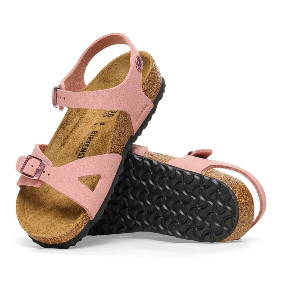 Birkenstock Girls Rio Sandals Pink Clay