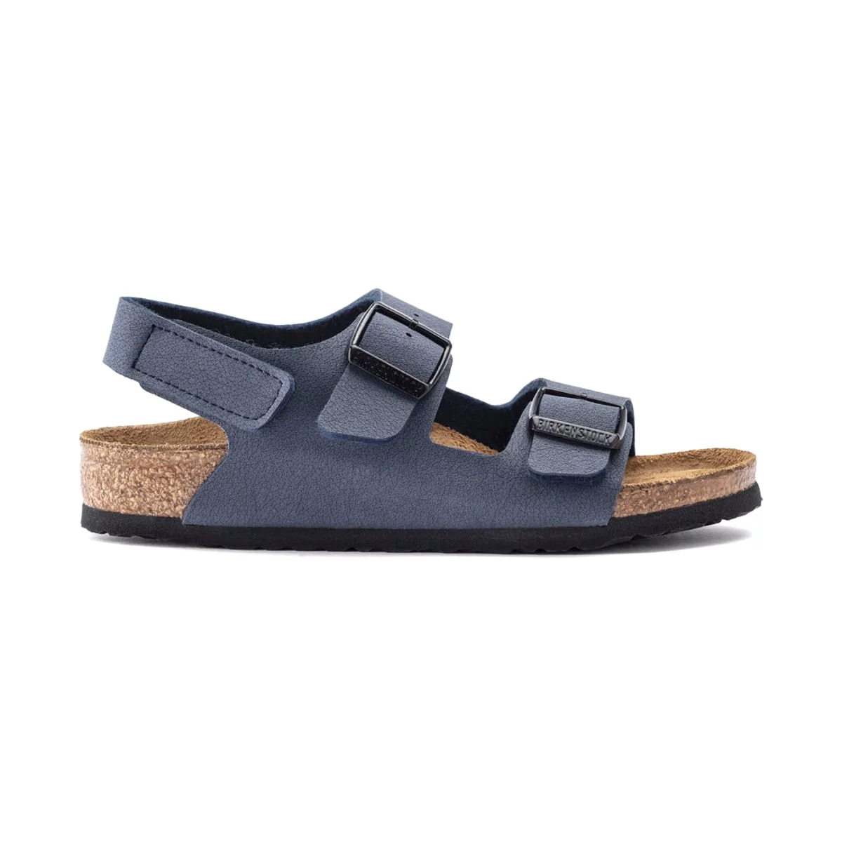 Birkenstock Milano Navy Canvas Boys' Hook & Loop