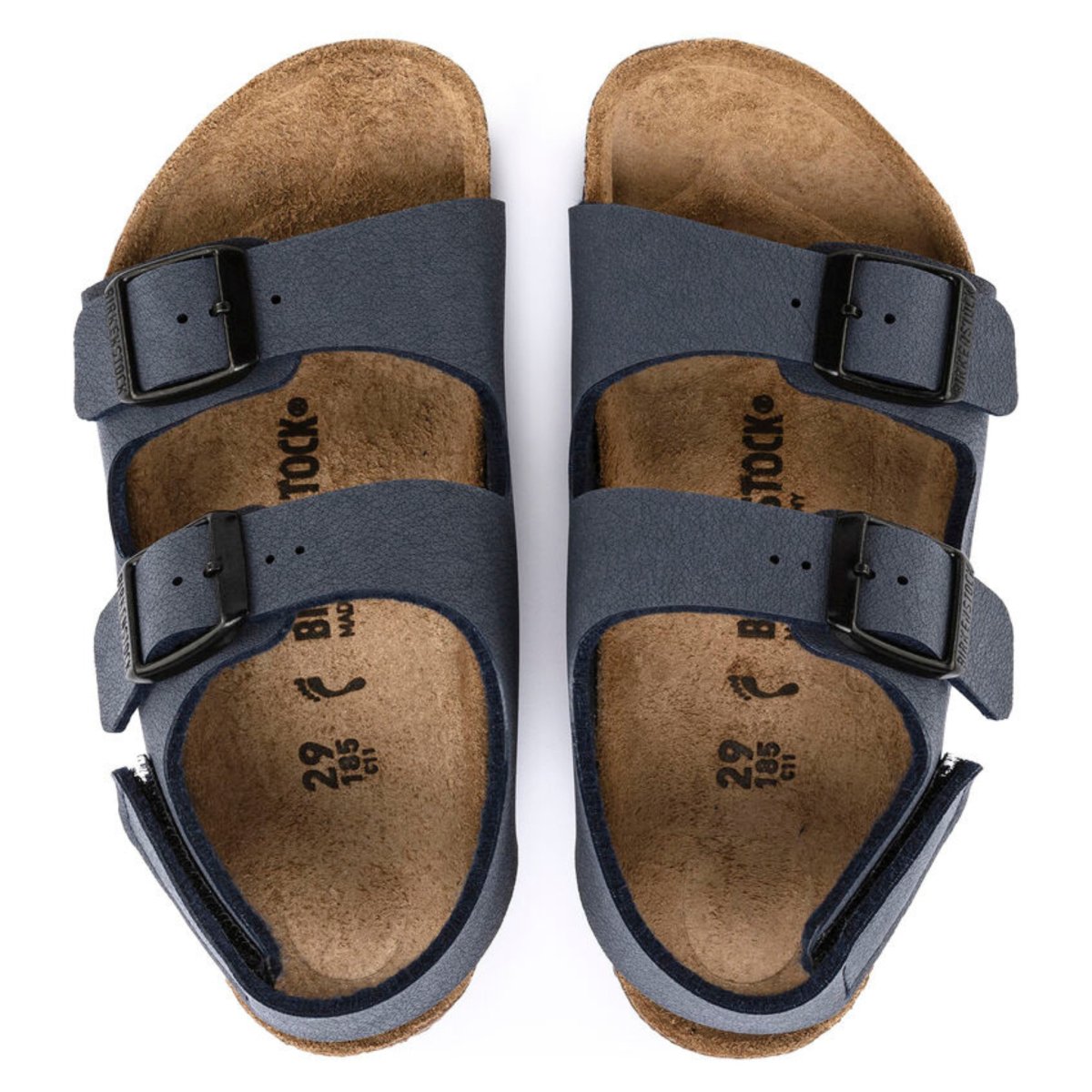 Birkenstock Milano Navy Canvas H&L - Boy's