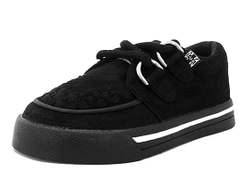 Black Creeper Toddler Sneaker with 2 Rings